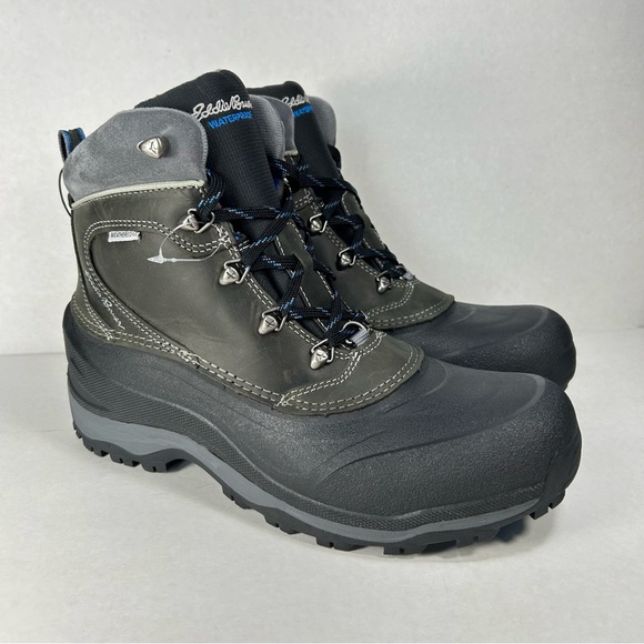 New Eddie Bauer Waterproof SnowFoil Thermafill 200g Winter Boots; Men’s Size 10 - Picture 4 of 16